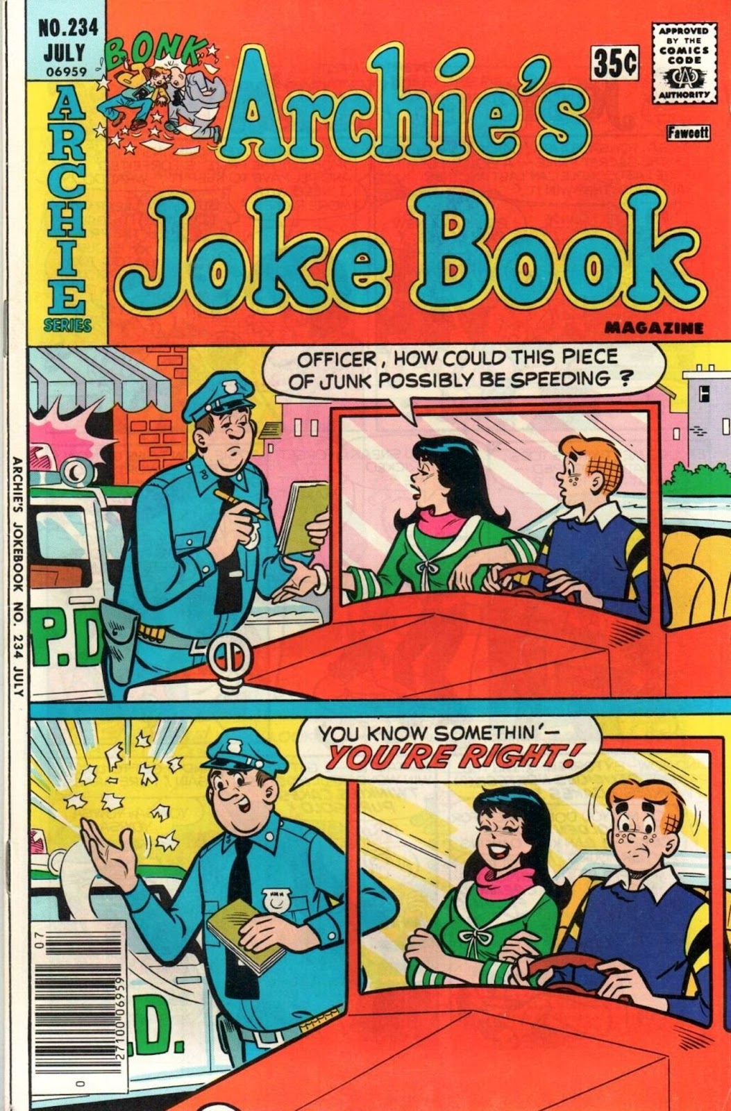 Archie's Joke Book Magazine issue 234 - Page 1