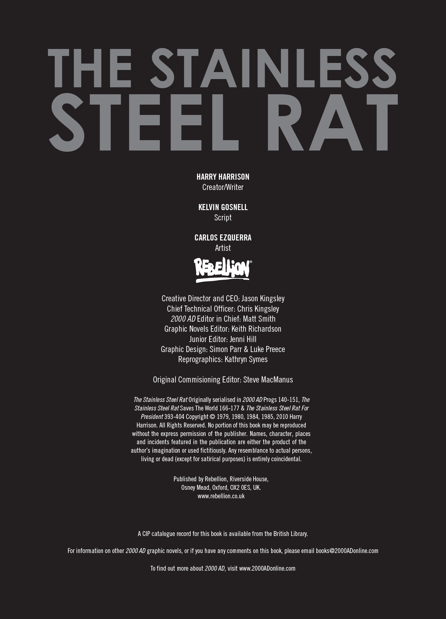 Read online The Stainless Steel Rat comic -  Issue # TPB - 4