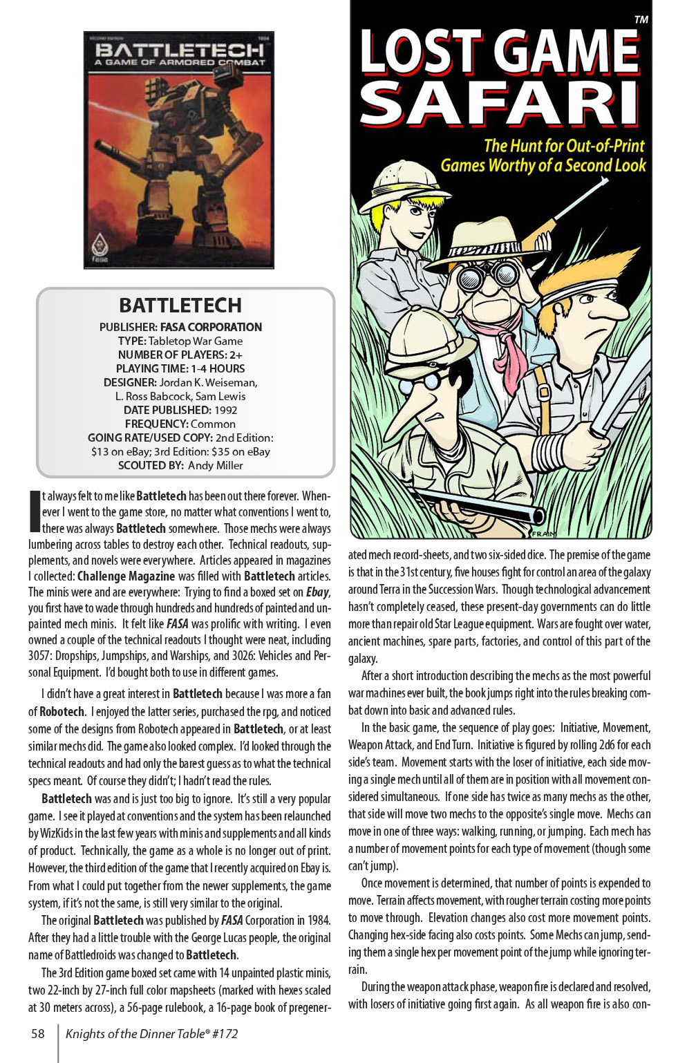 Read online Knights of the Dinner Table comic -  Issue #172 - 60