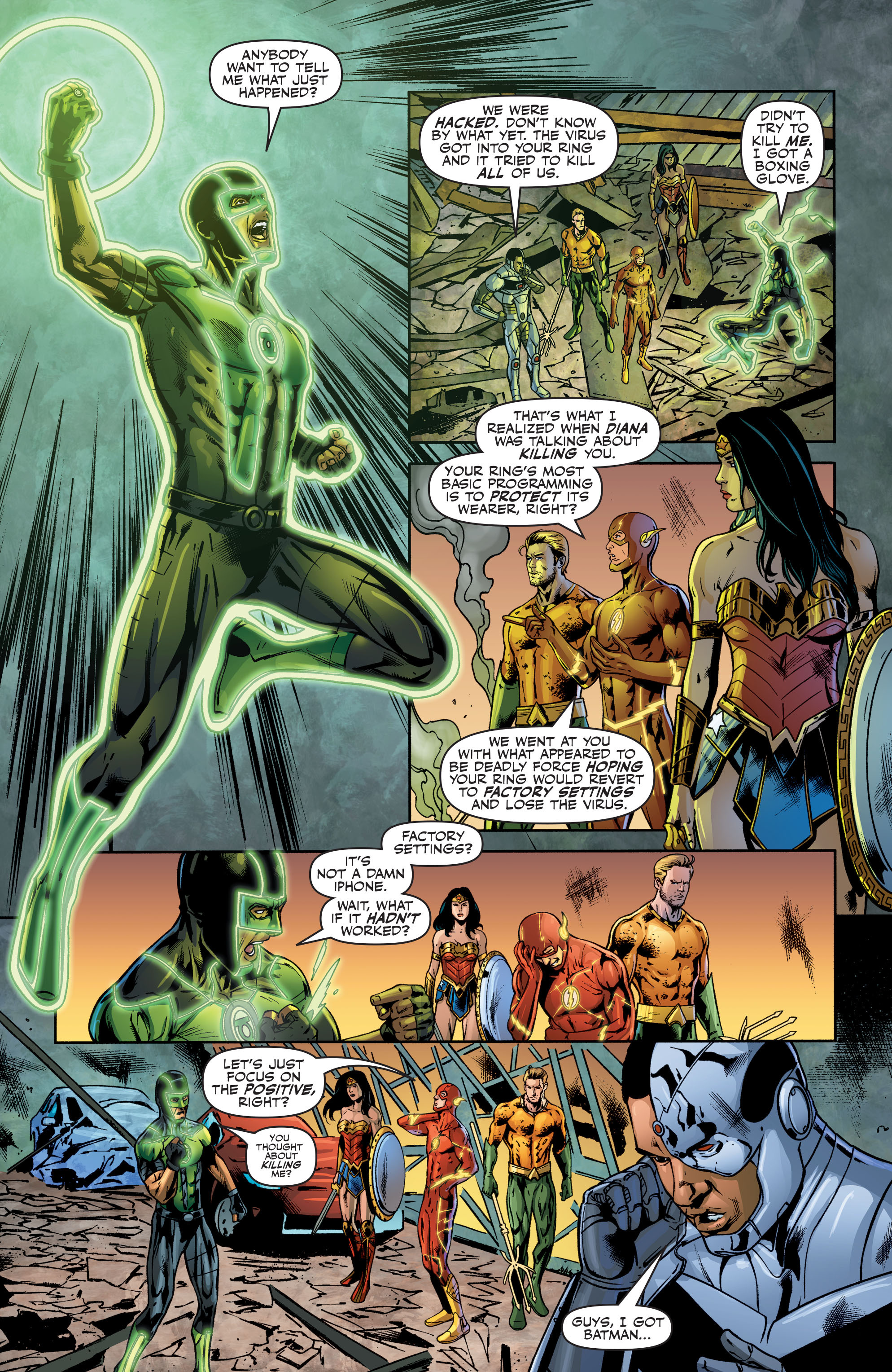 Read online Justice League (2016) comic -  Issue #9 - 22