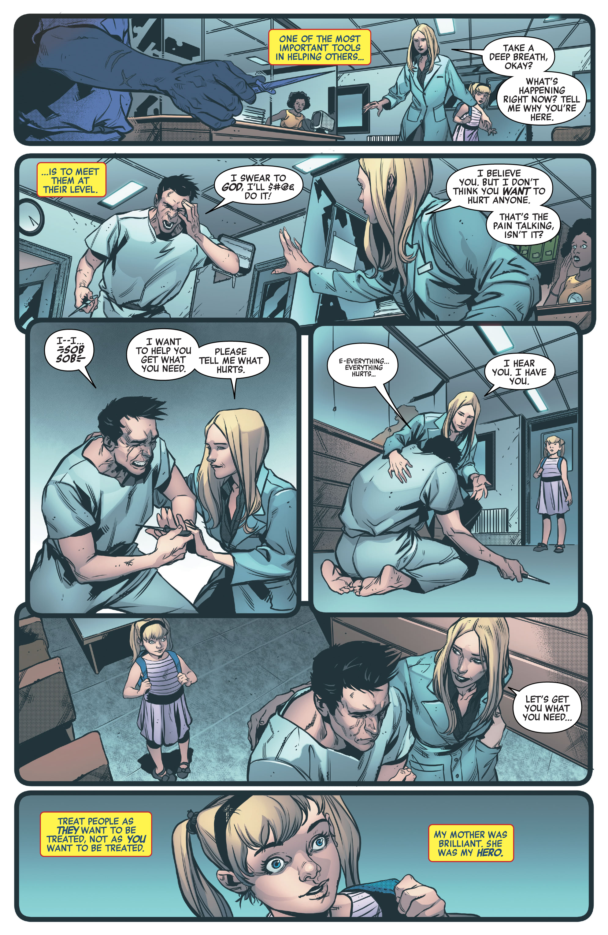 Read online Heroes Reborn: One-Shots comic -  Issue # Night-Gwen - 5