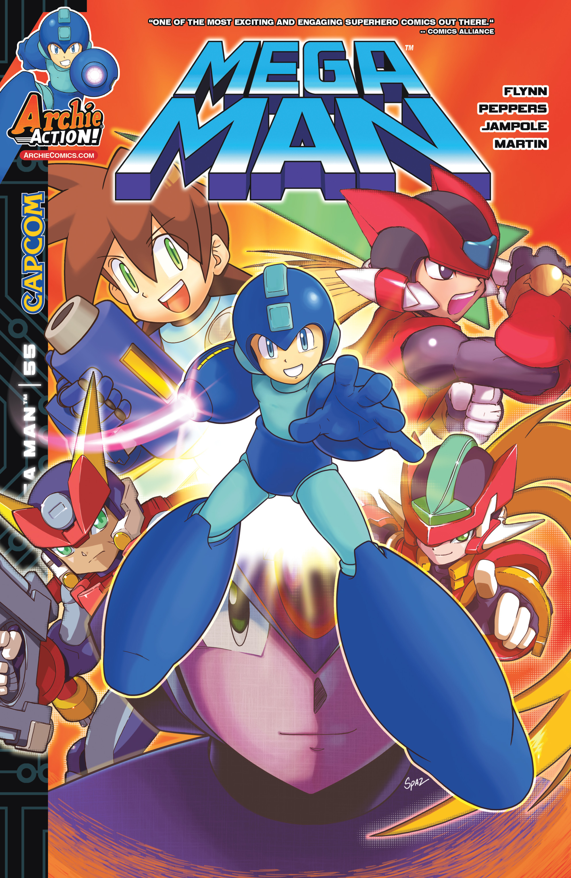 Read online Mega Man comic -  Issue #55 - 1