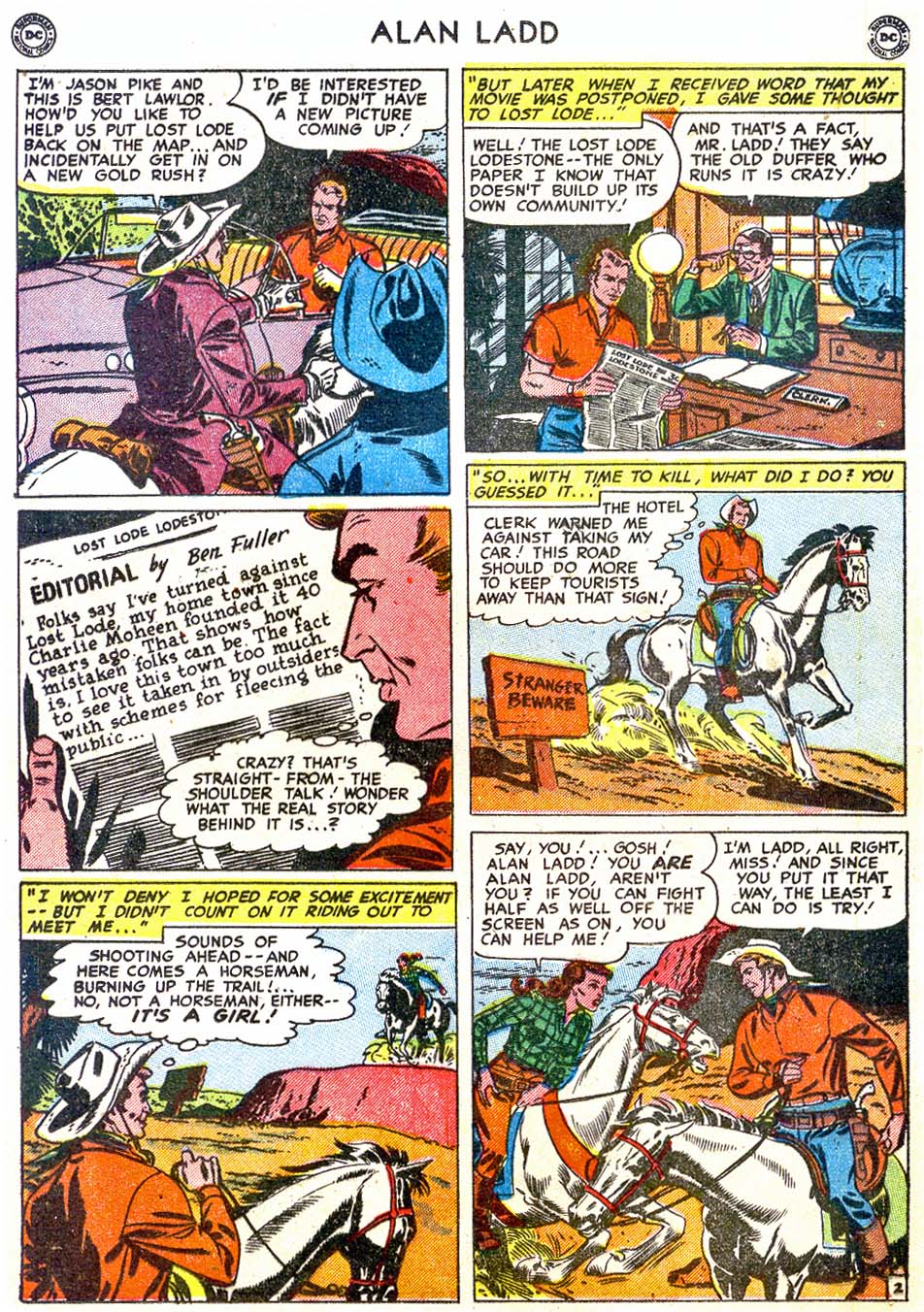Read online Adventures of Alan Ladd comic -  Issue #6 - 22