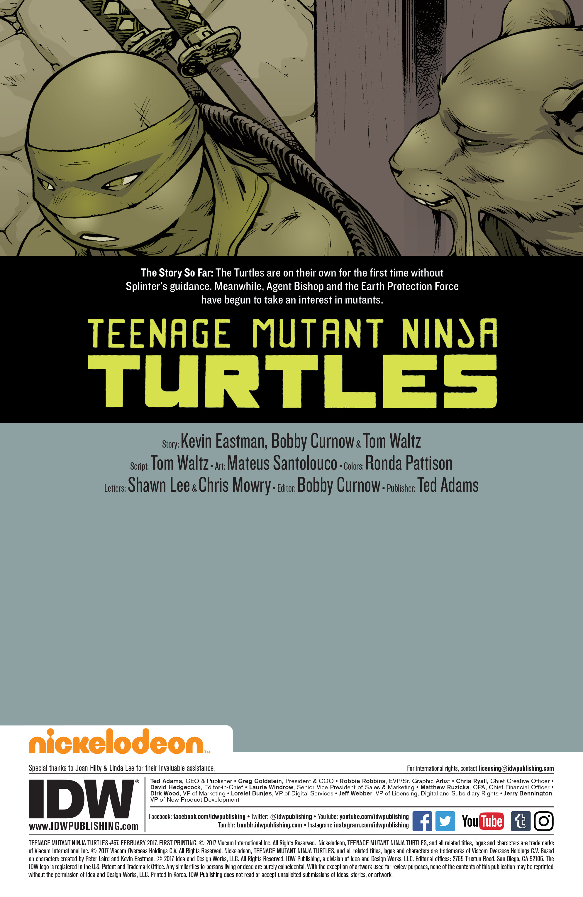 Read online Teenage Mutant Ninja Turtles (2011) comic -  Issue #67 - 2