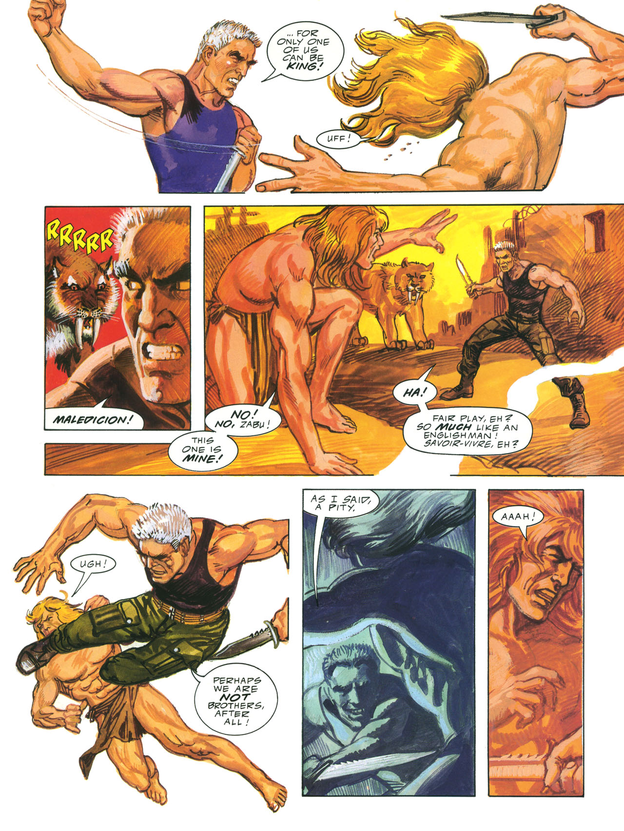 Read online Marvel Graphic Novel comic -  Issue #62 - Ka-Zar - Guns of the Savage Land - 57