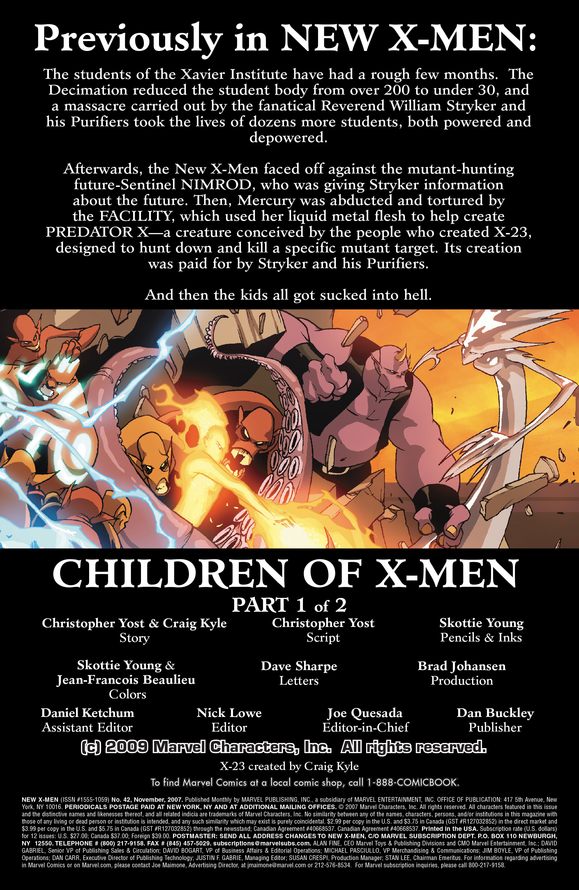 Read online New X-Men (2004) comic -  Issue #42 - 2