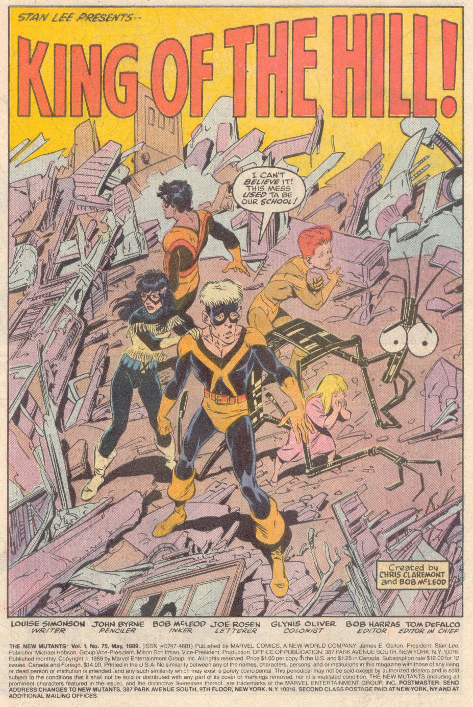Read online The New Mutants comic -  Issue #75 - 2