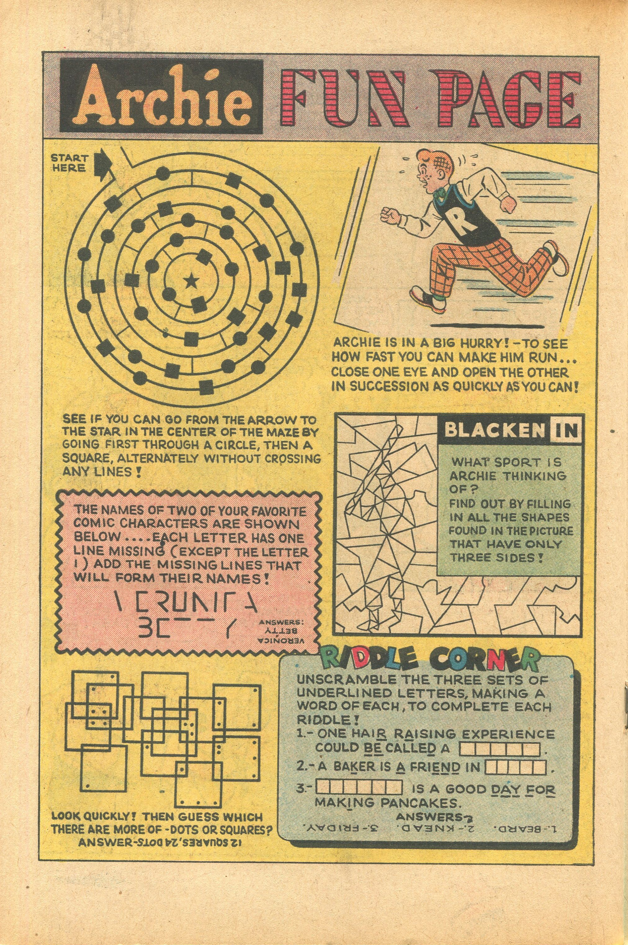 Read online Archie's Joke Book Magazine comic -  Issue #63 - 18