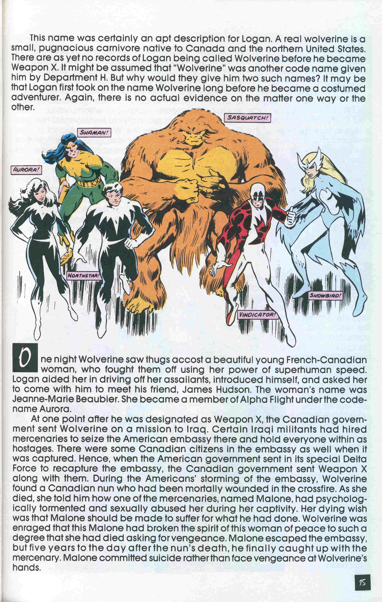 Read online Wolverine Saga comic -  Issue #1 - 21
