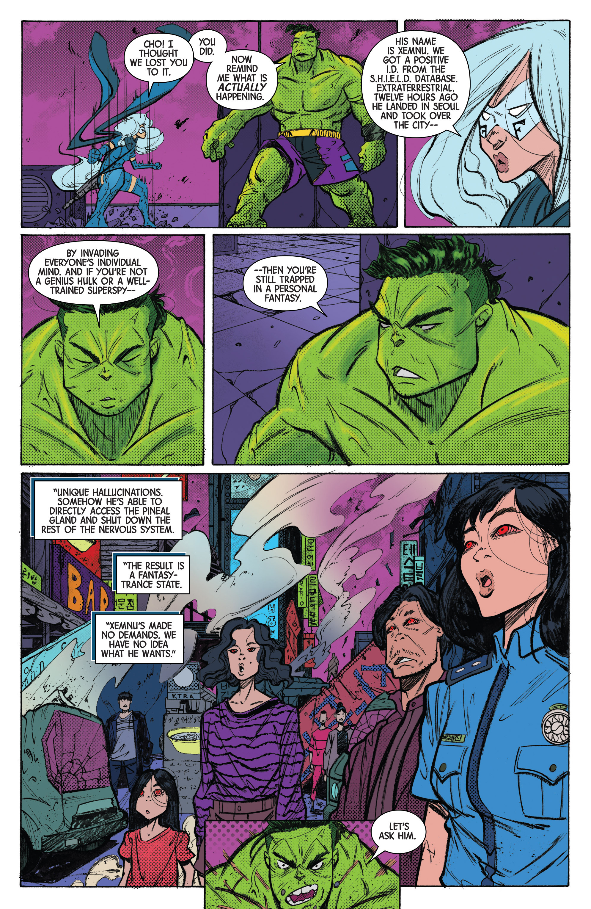 Read online Totally Awesome Hulk comic -  Issue #1.MU - 14