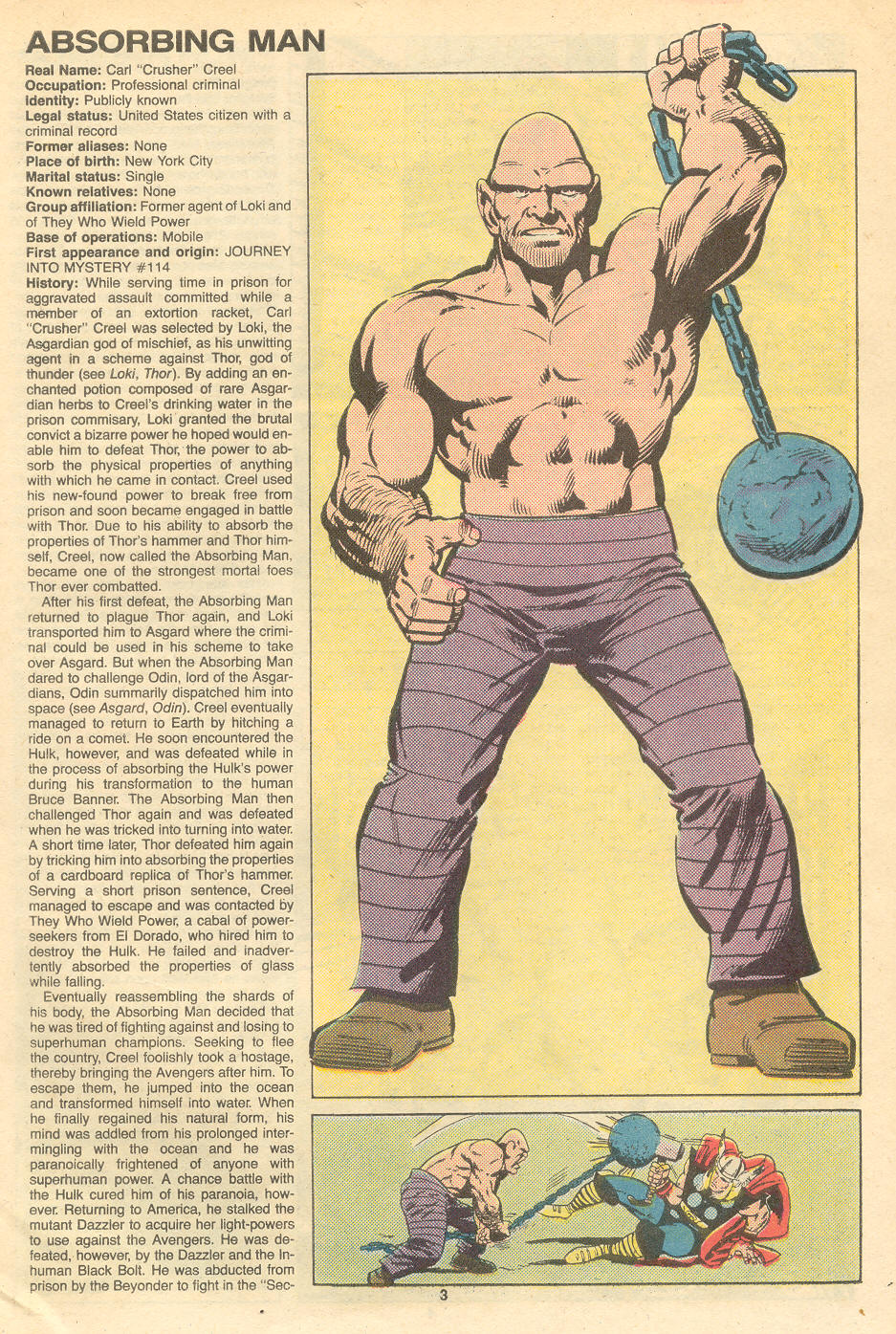 Read online The Official Handbook of the Marvel Universe Deluxe Edition comic -  Issue #1 - 5