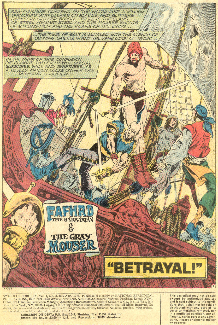 Read online Sword of Sorcery (1973) comic -  Issue #3 - 3