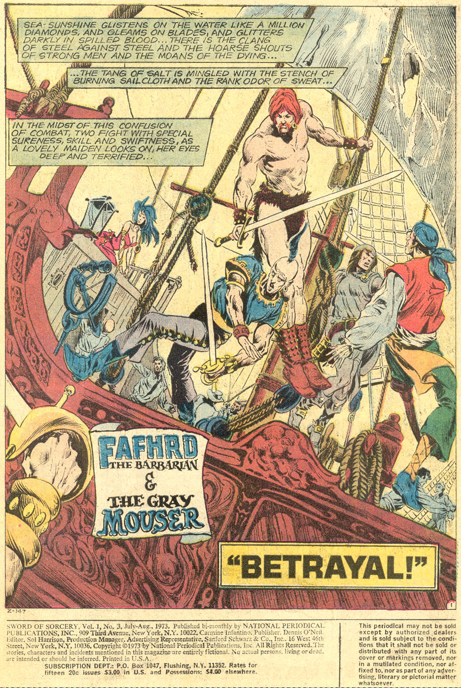 Read online Sword of Sorcery (1973) comic -  Issue #3 - 3