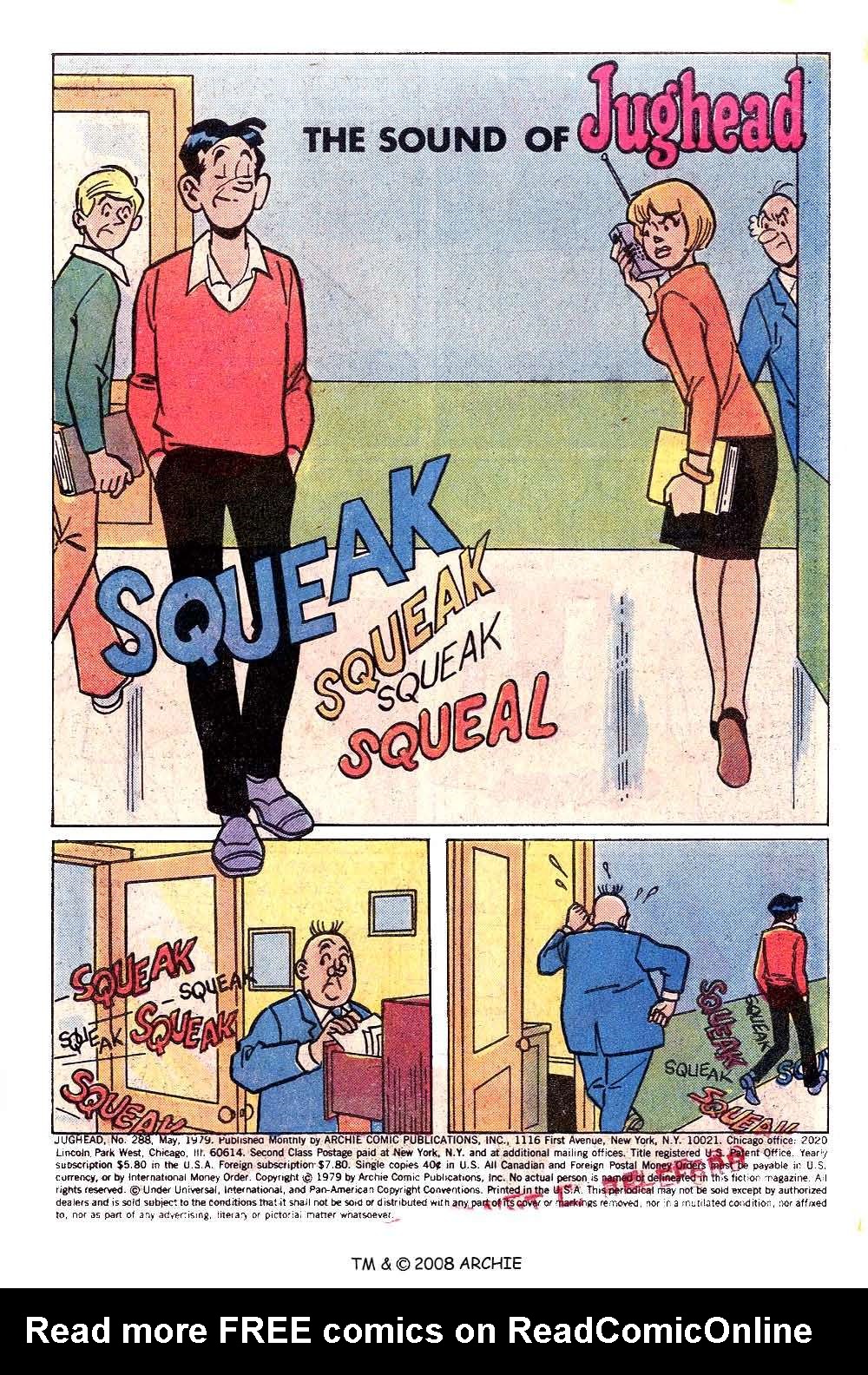 Read online Jughead (1965) comic -  Issue #288 - 3