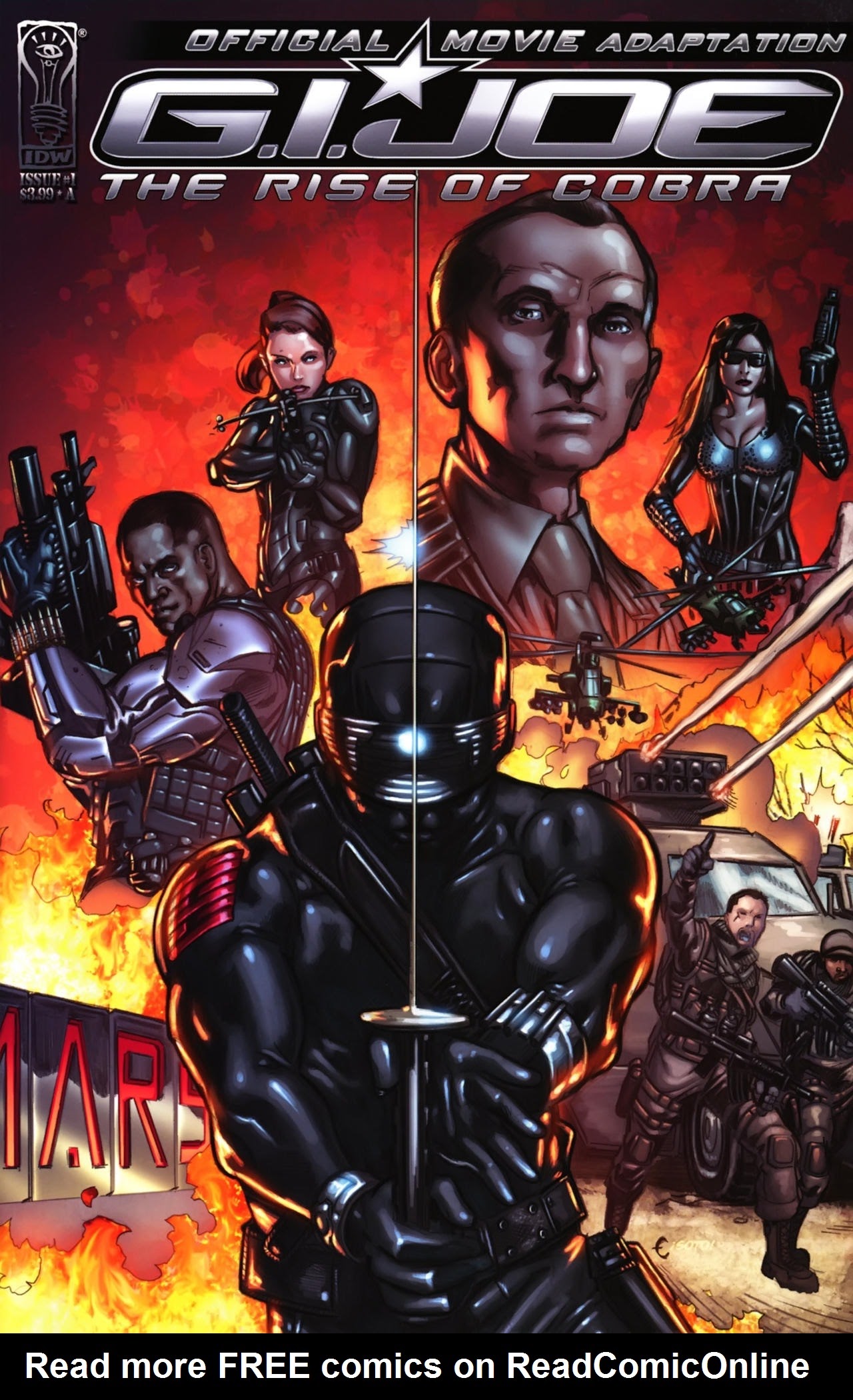 Read online G.I. Joe: Rise Of Cobra Movie Adaptation comic -  Issue #1 - 1