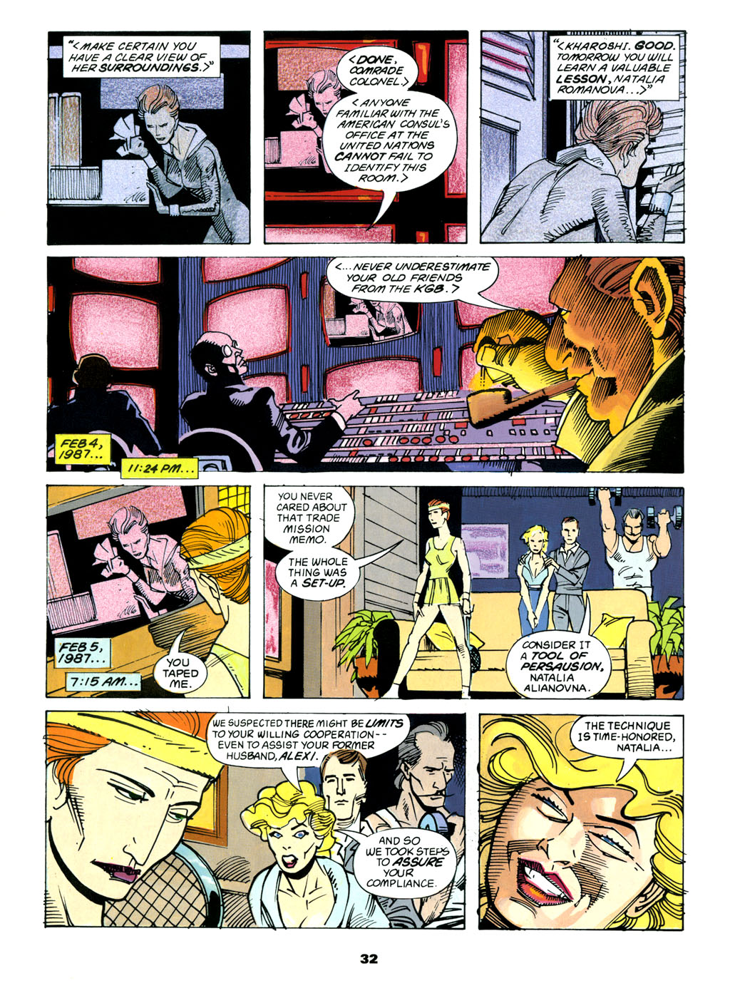 Read online Marvel Graphic Novel comic -  Issue #61 - Black Widow - The Coldest War - 33