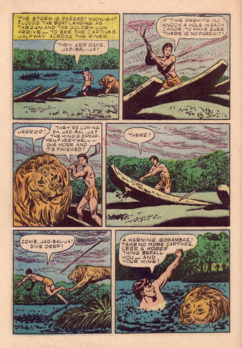 Read online Tarzan (1948) comic -  Issue #25 - 42