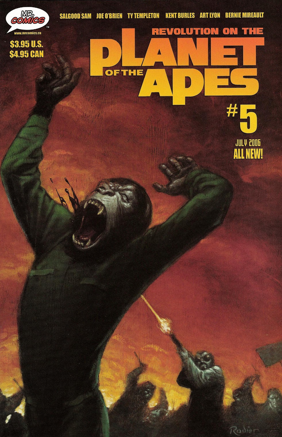 Read online Revolution on the Planet of the Apes comic -  Issue #5 - 1