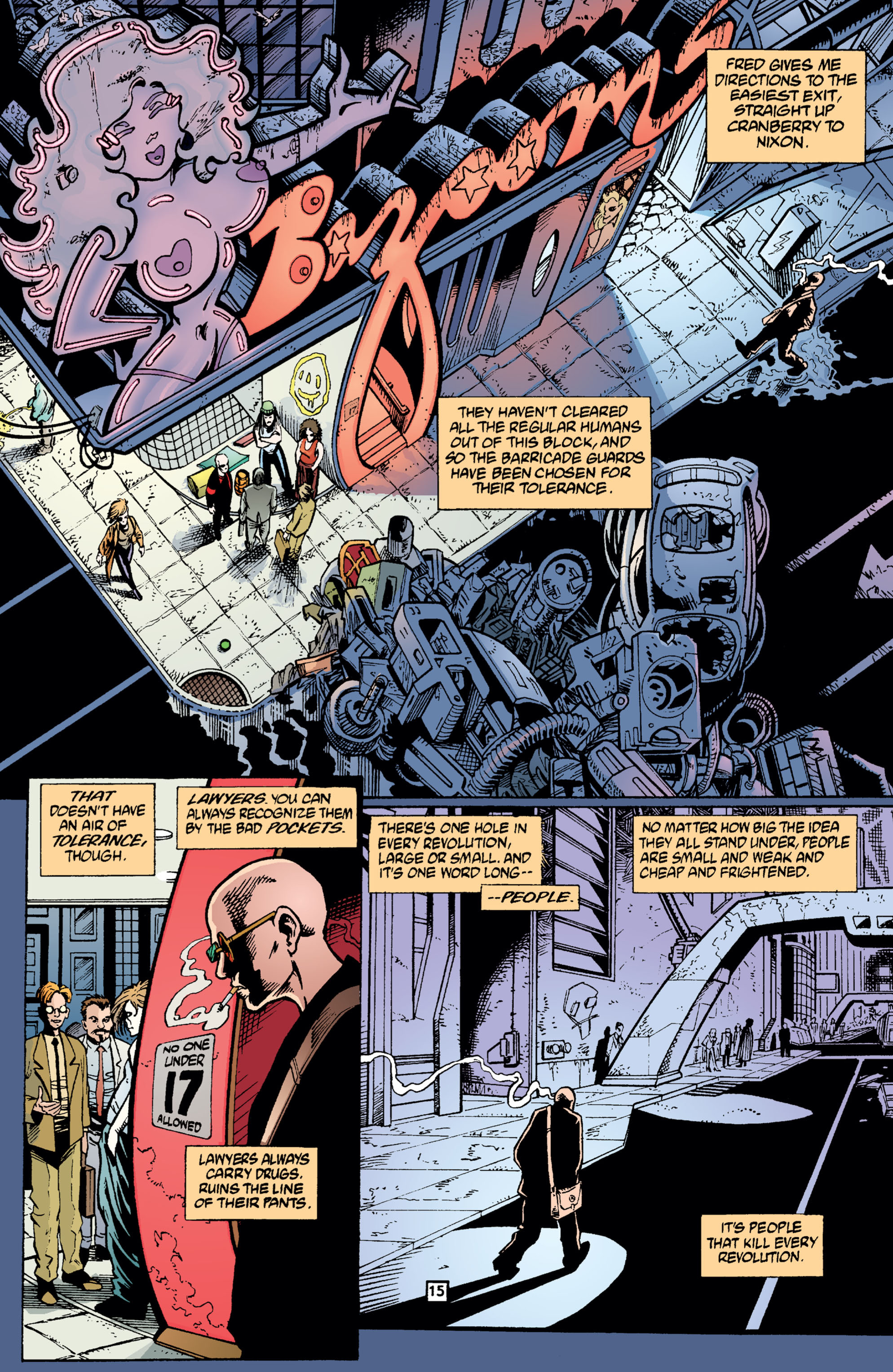 Read online Transmetropolitan comic -  Issue #2 - 16