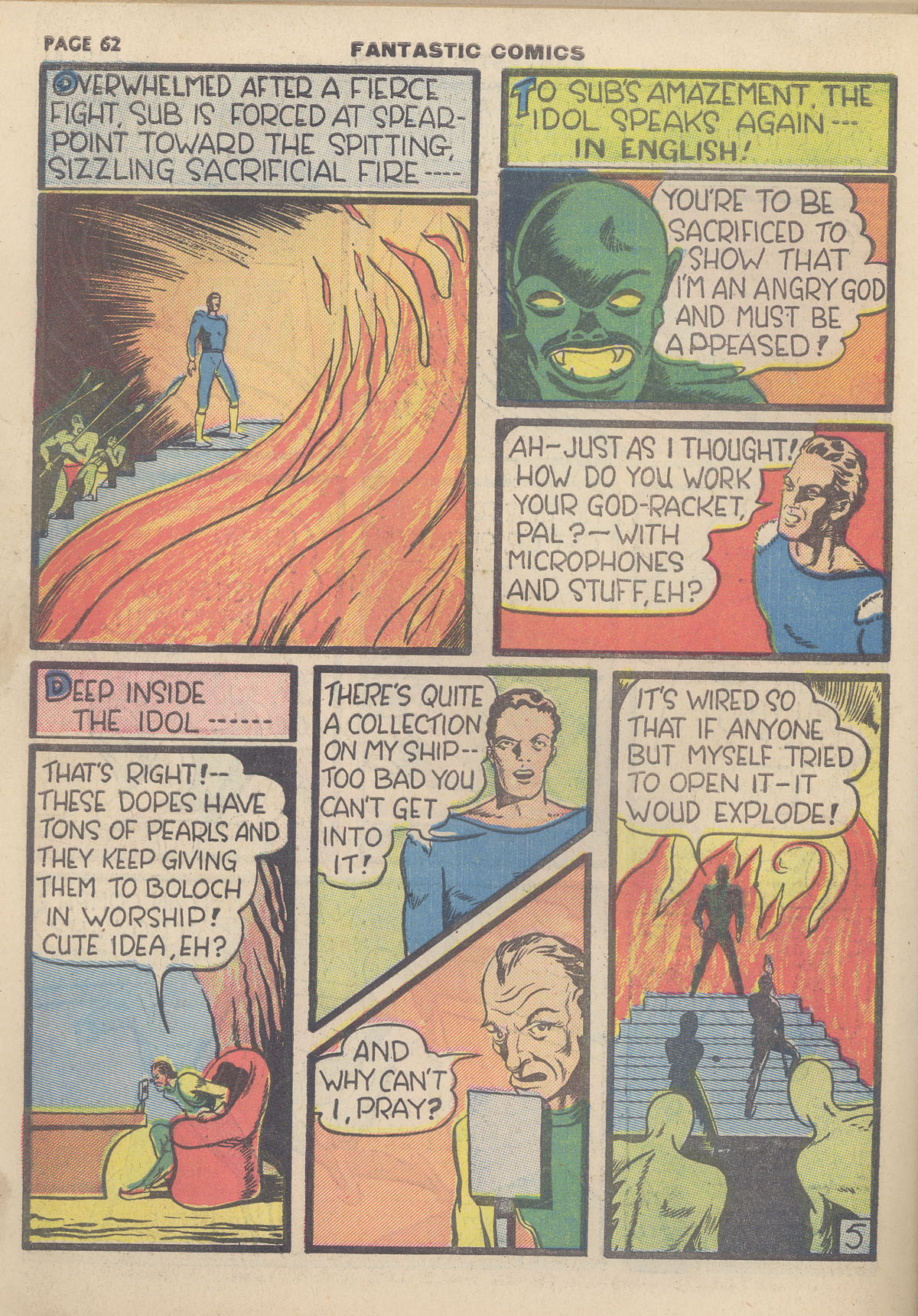 Read online Fantastic Comics comic -  Issue #9 - 63