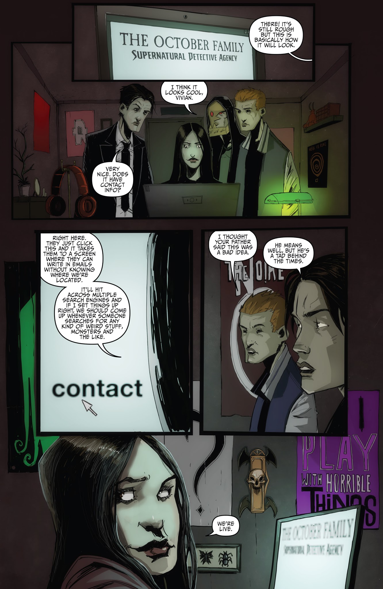 Read online October Faction: Supernatural Dreams comic -  Issue #1 - 15
