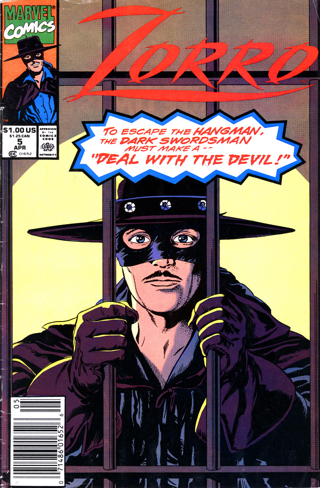 Read online Zorro (1990) comic -  Issue #5 - 1