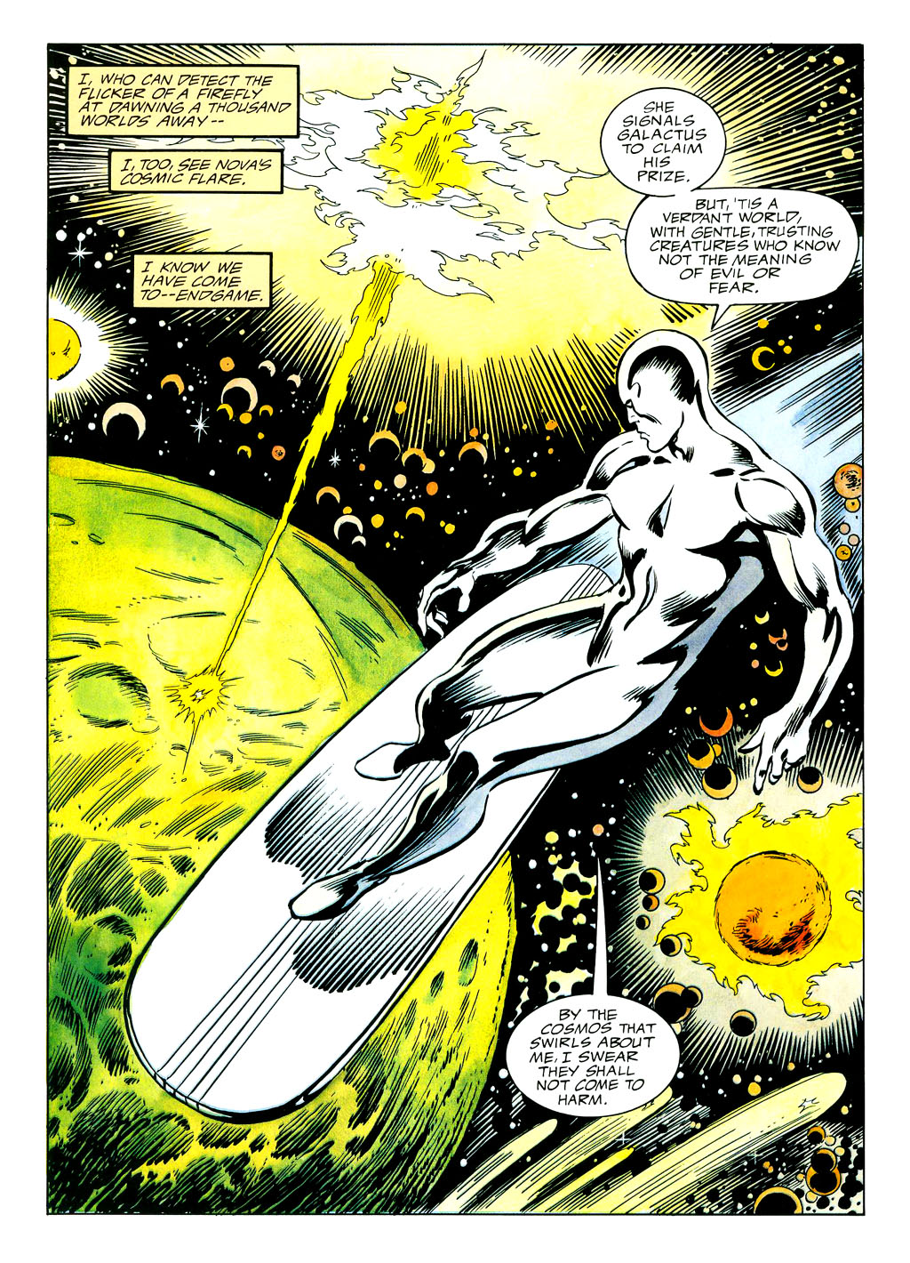 Read online Marvel Graphic Novel comic -  Issue #38 - Silver Surfer - Judgment Day - 37