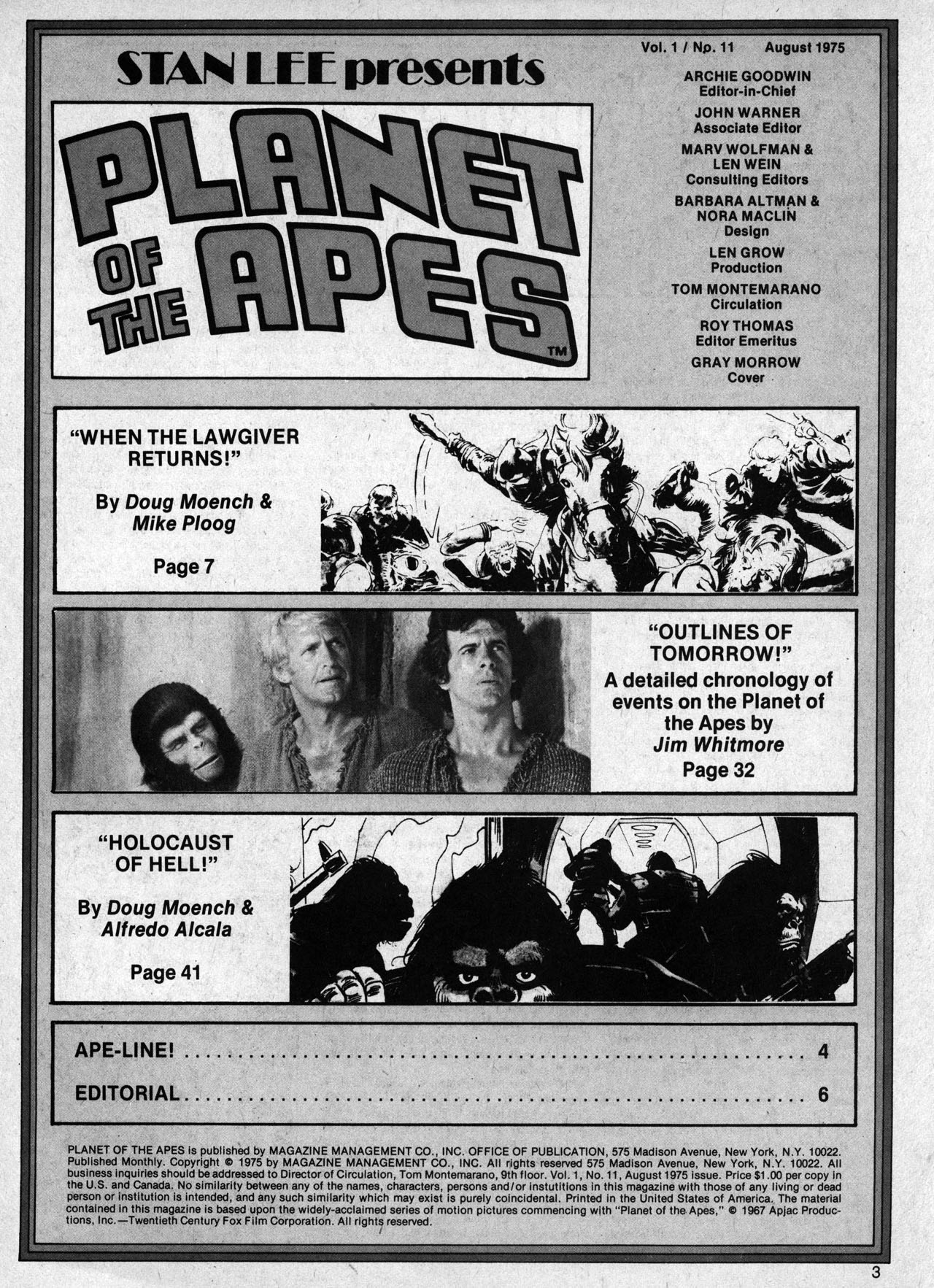 Read online Planet of the Apes comic -  Issue #11 - 3