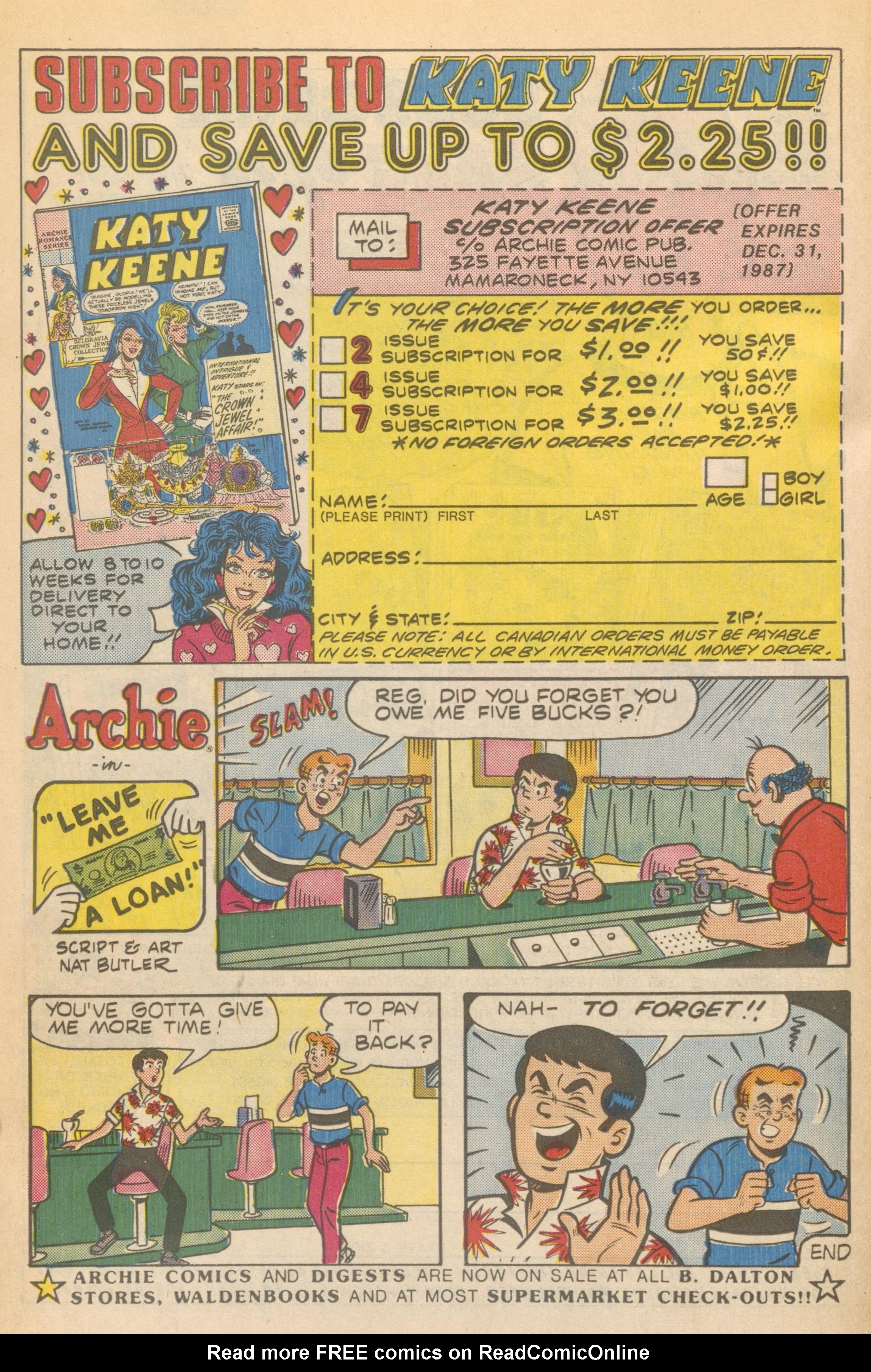 Read online Katy Keene (1983) comic -  Issue #22 - 25