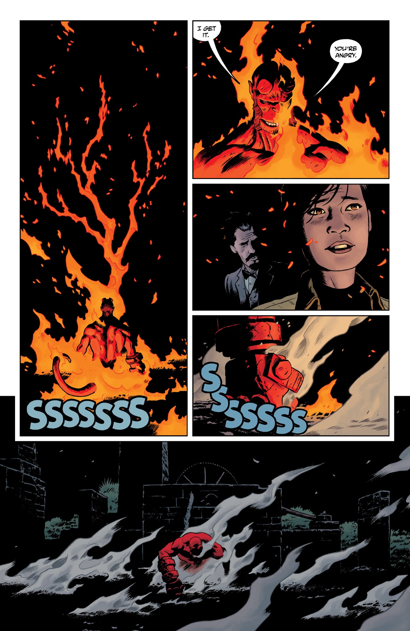 Read online Hellboy and the B.P.R.D.: 1955--Burning Season comic -  Issue # Full - 23