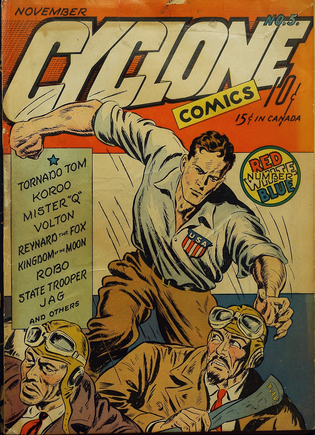 Read online Cyclone Comics comic -  Issue #5 - 1