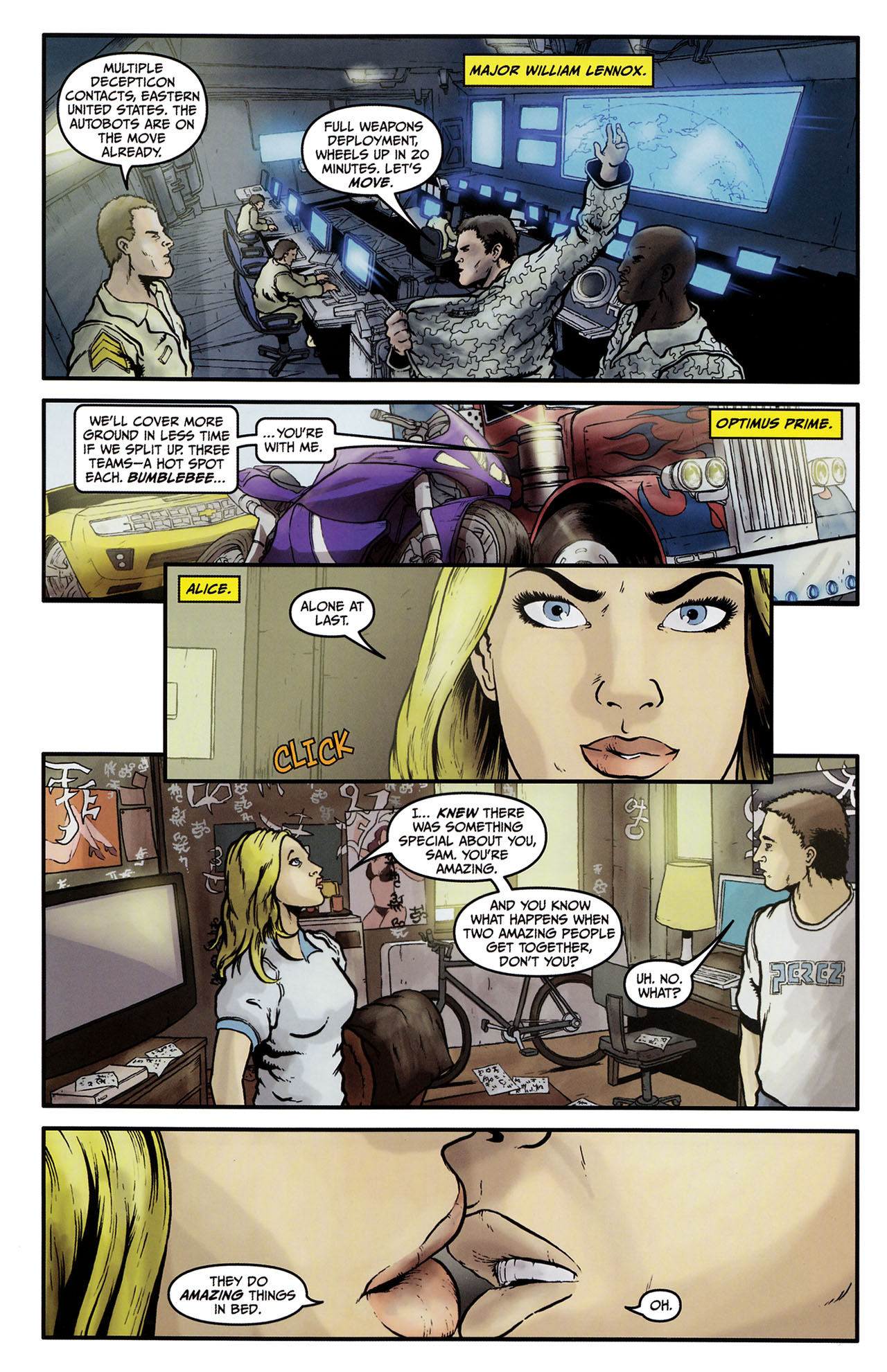 Read online Transformers: Revenge of the Fallen — Official Movie Adaptation comic -  Issue #2 - 10