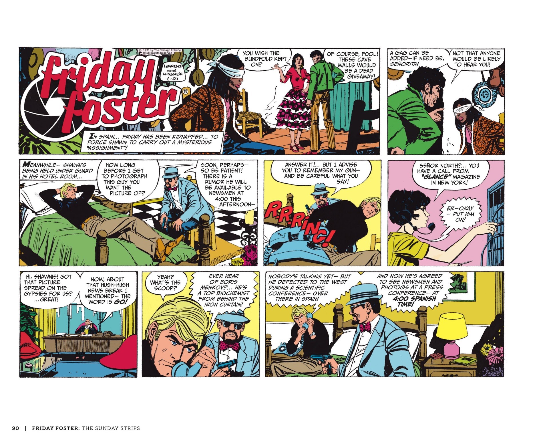 Read online Friday Foster: The Sunday Strips comic -  Issue # TPB (Part 1) - 91