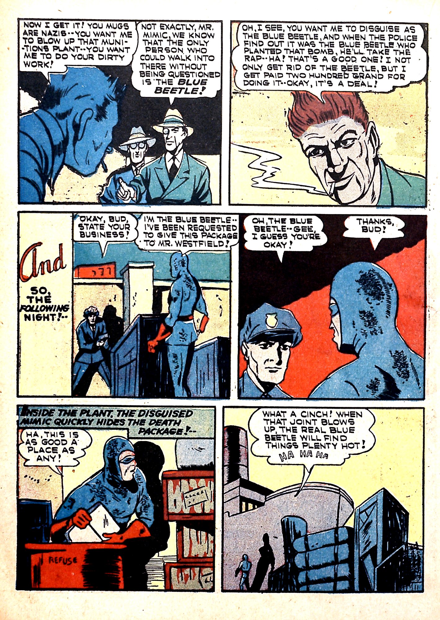 Read online The Blue Beetle comic -  Issue #17 - 44