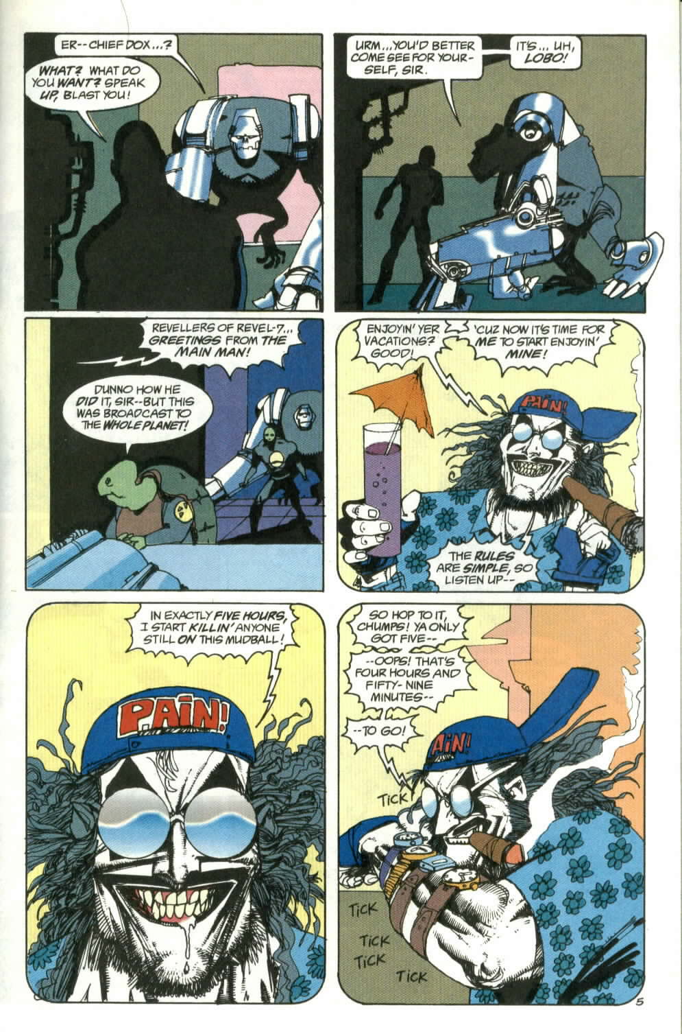 Read online Lobo (1990) comic -  Issue #4 - 6
