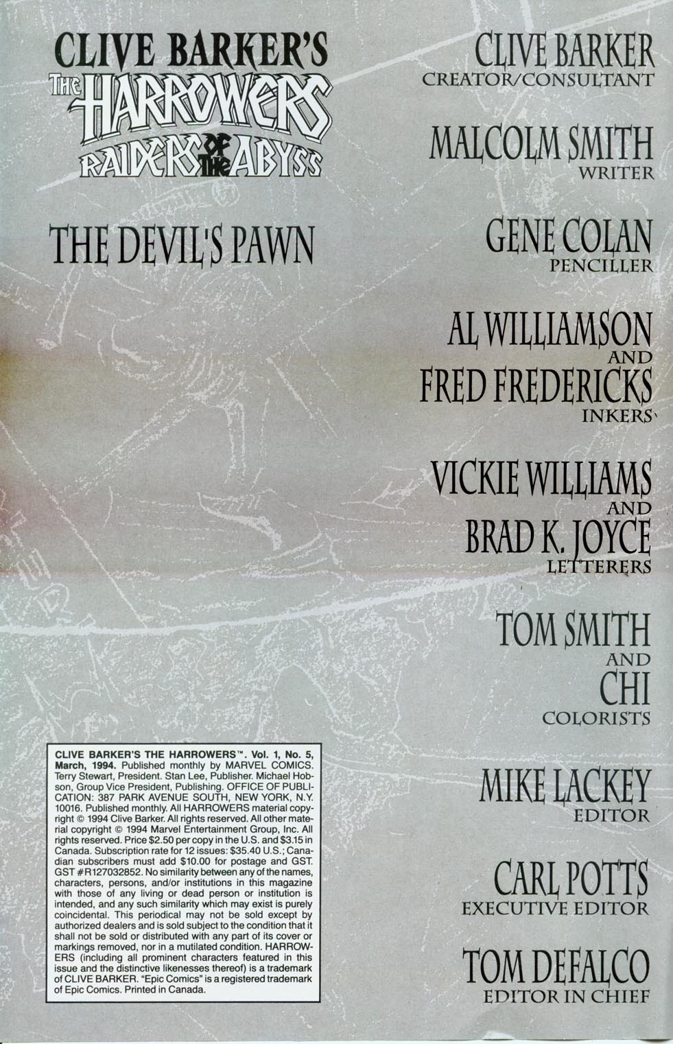 Read online Clive Barker's The Harrowers comic -  Issue #5 - 2