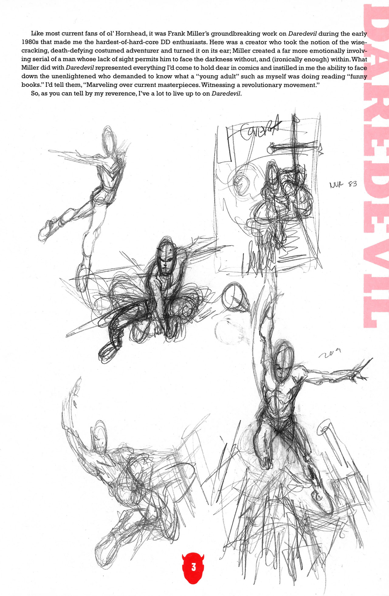 Read online Marvel Knights Sketchbook comic -  Issue # Full - 5