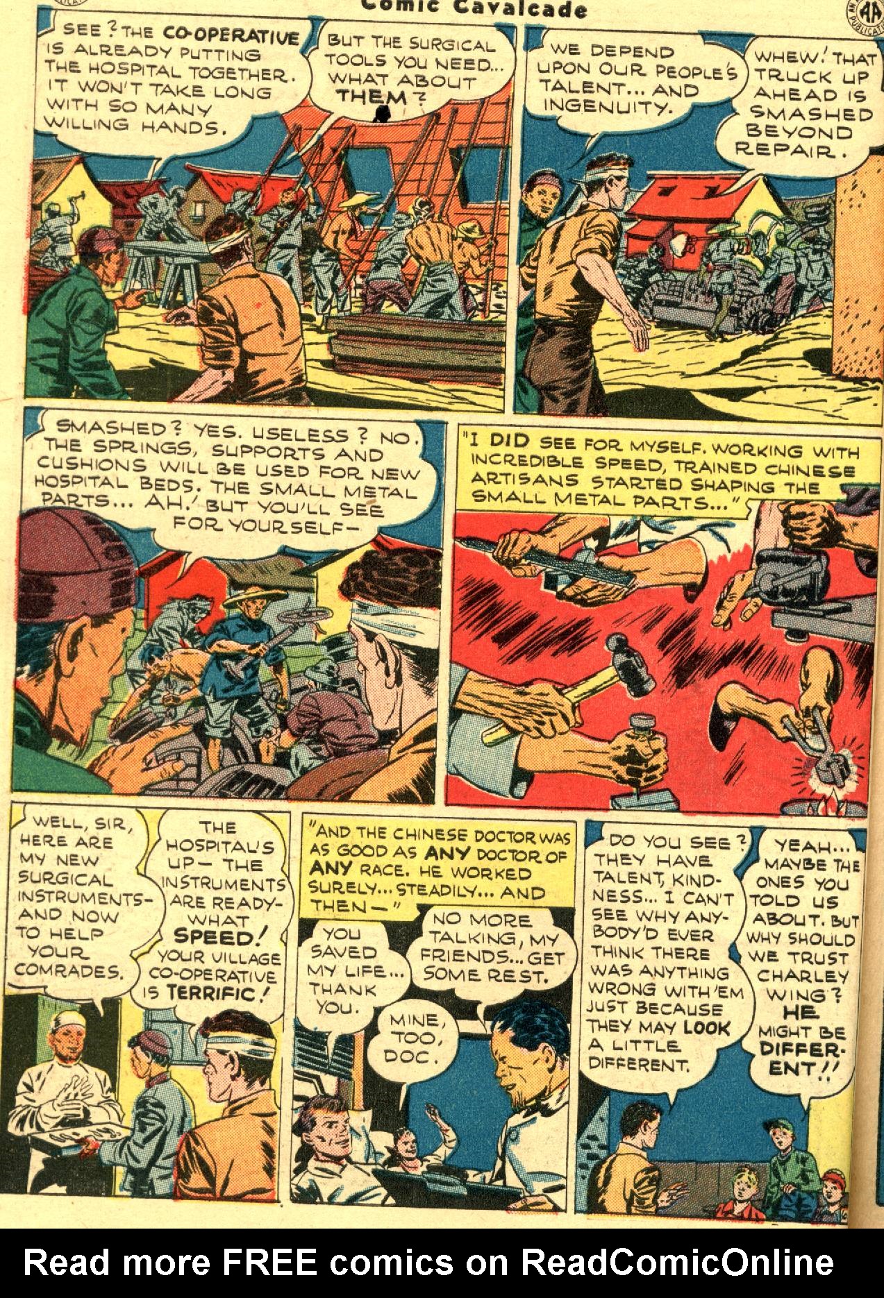 Read online Comic Cavalcade comic -  Issue #12 - 48