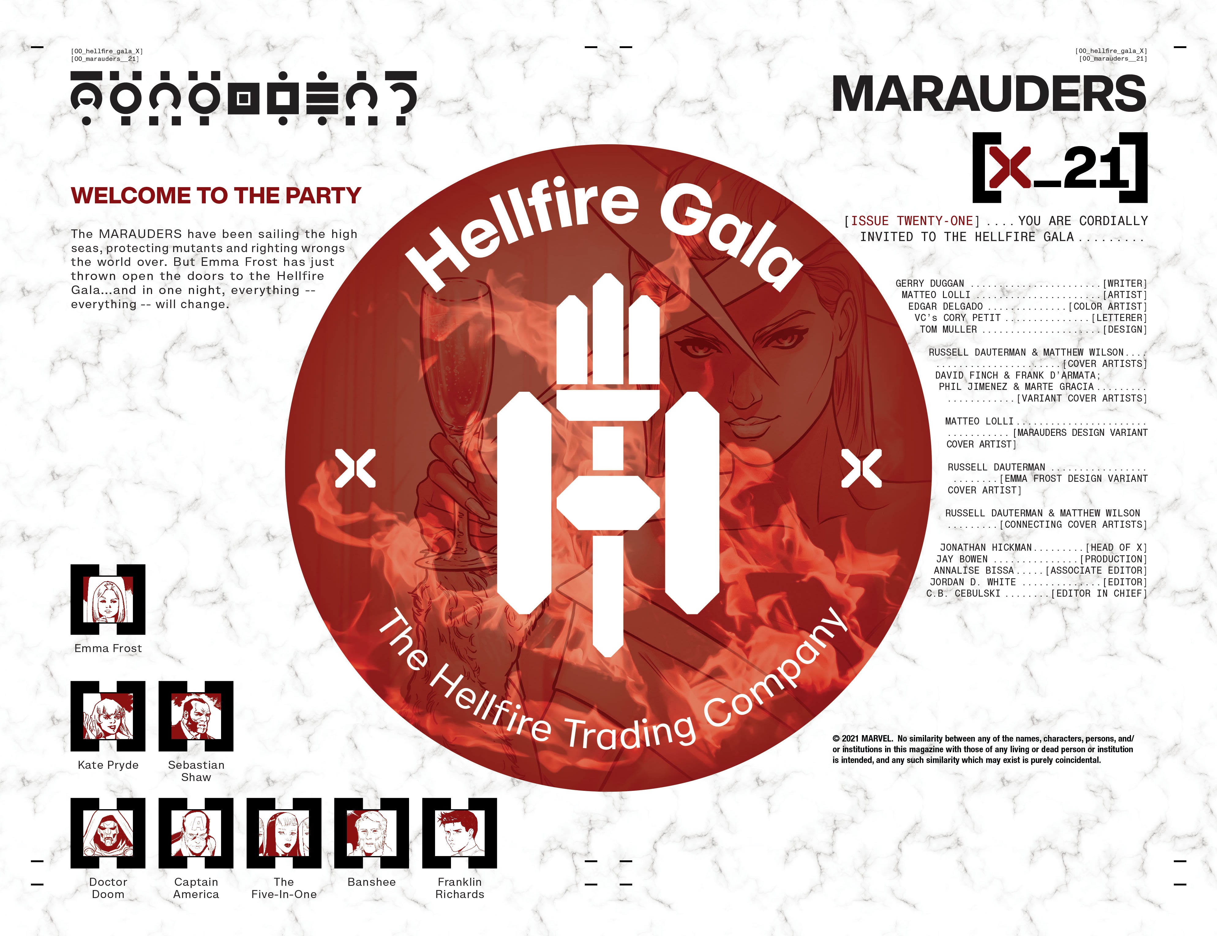 Read online Marauders comic -  Issue #21 - 22