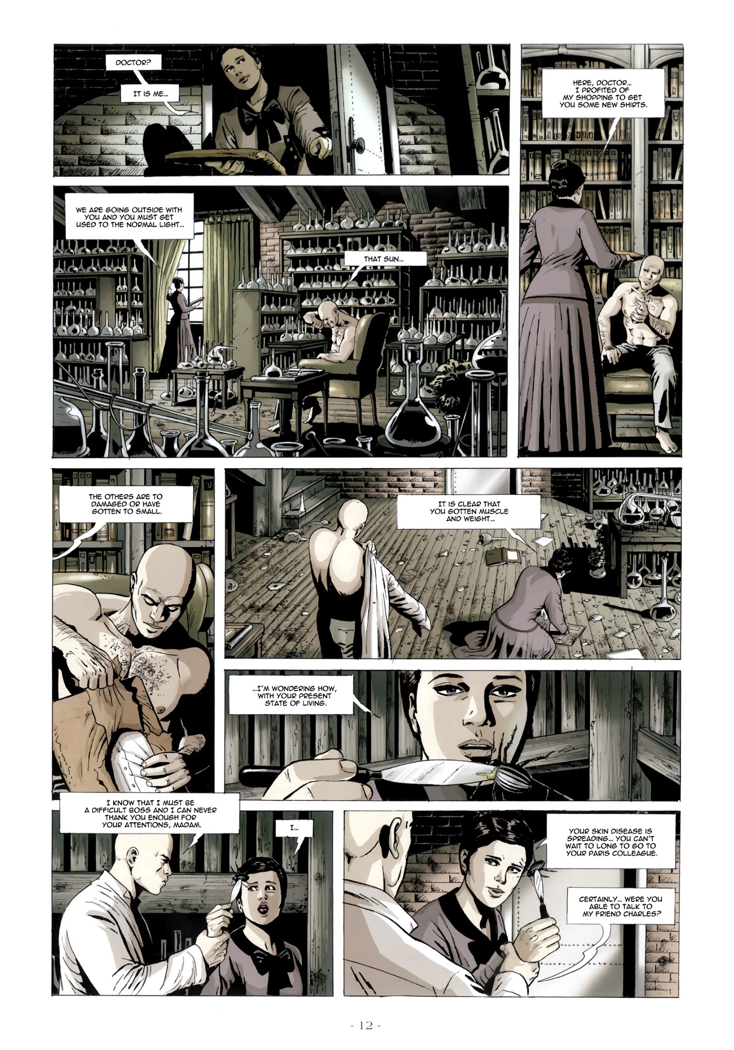 Read online Mister Hyde contre Frankenstein comic -  Issue #1 - 13