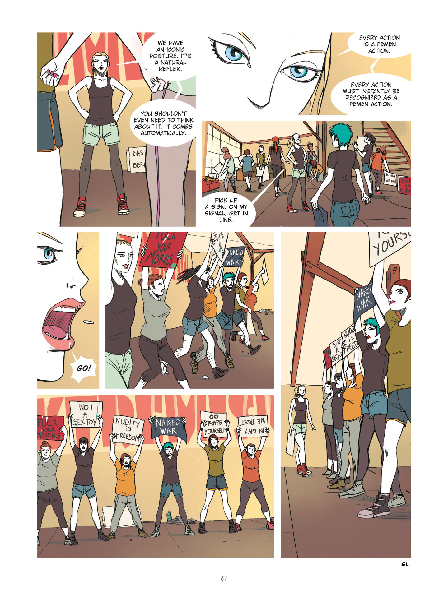 Read online Diary of A Femen comic -  Issue # TPB - 69