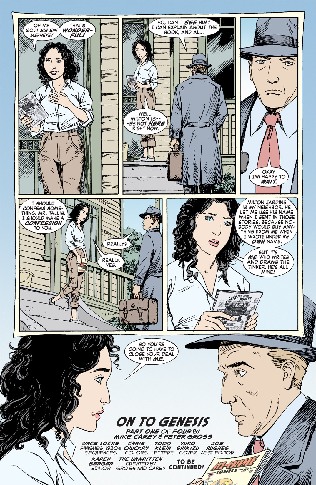 Read online The Unwritten comic -  Issue #27 - 21