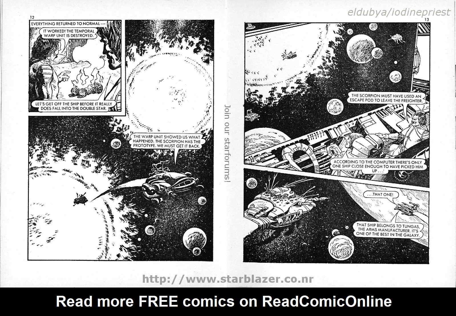 Read online Starblazer comic -  Issue #148 - 8