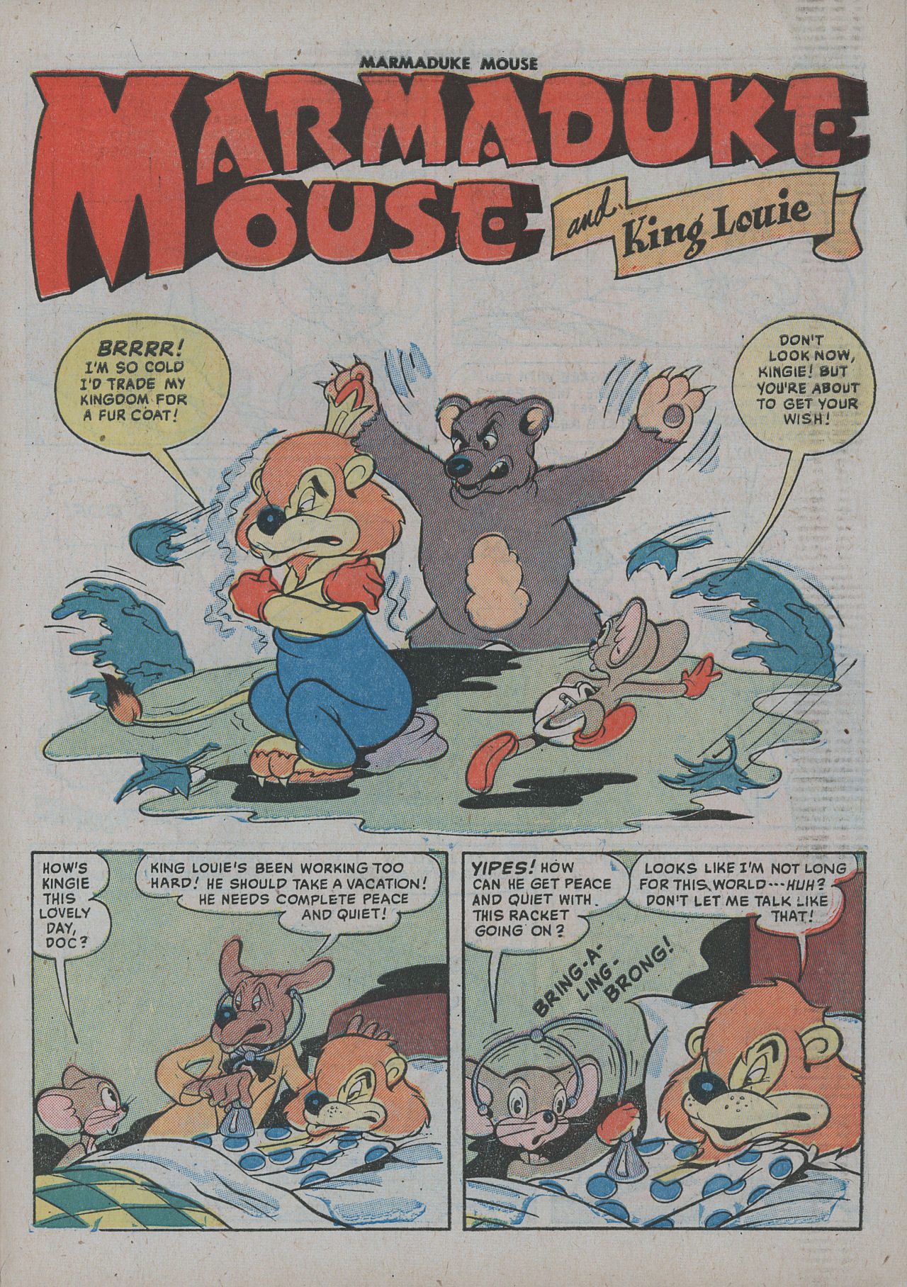 Read online Marmaduke Mouse comic -  Issue #28 - 28