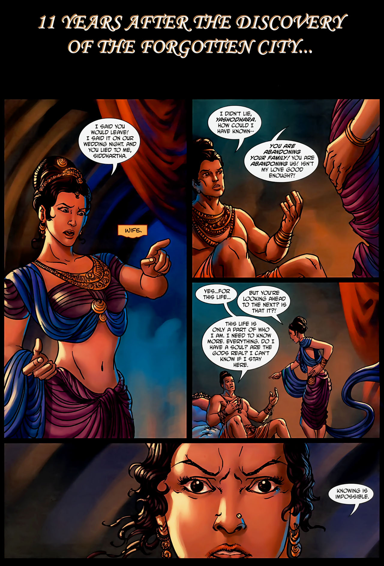 Read online Deepak Chopra's Buddha: A Story of Enlightenment comic -  Issue #4 - 4