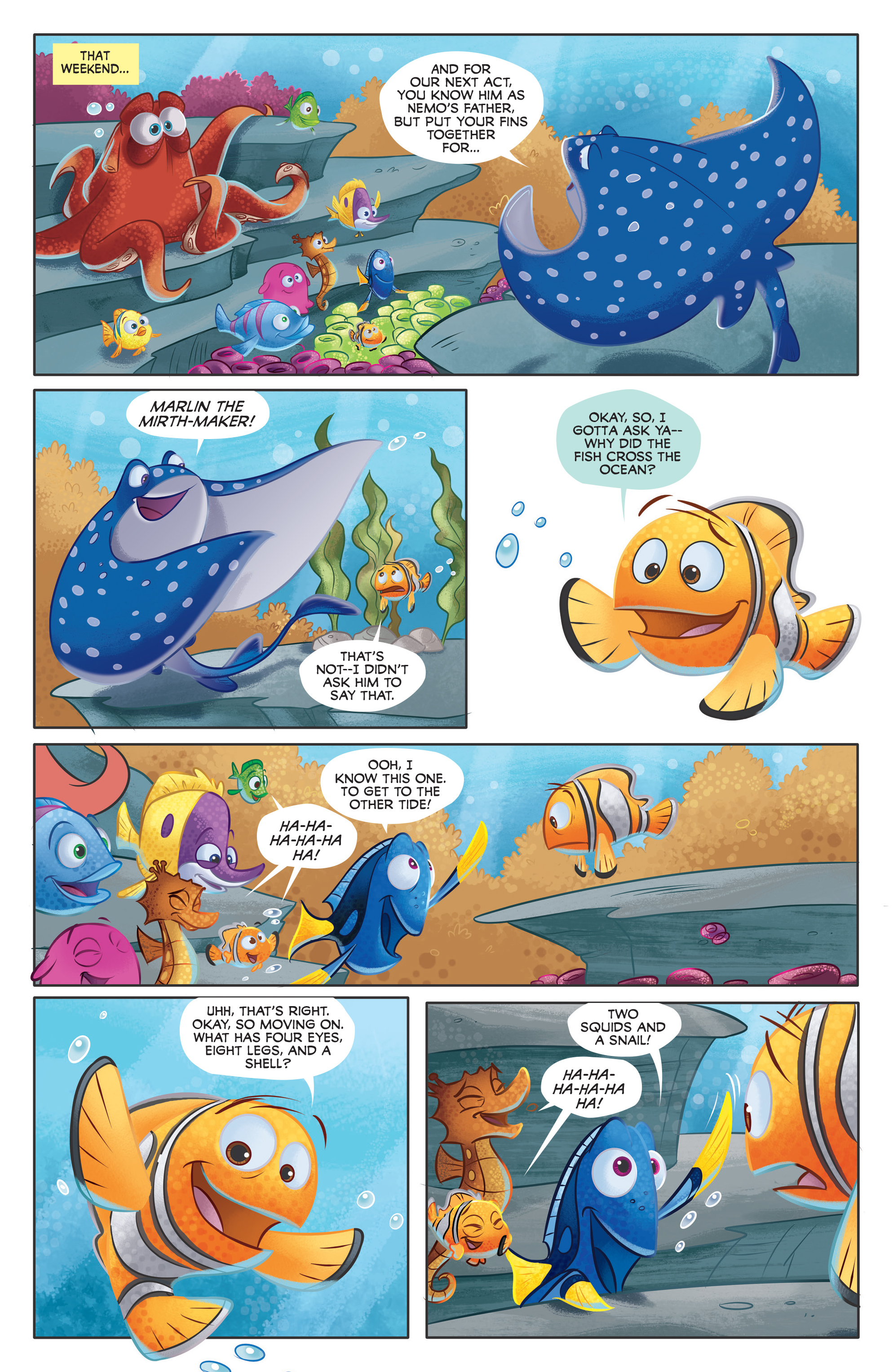 Read online Disney Pixar Finding Dory comic -  Issue #4 - 5