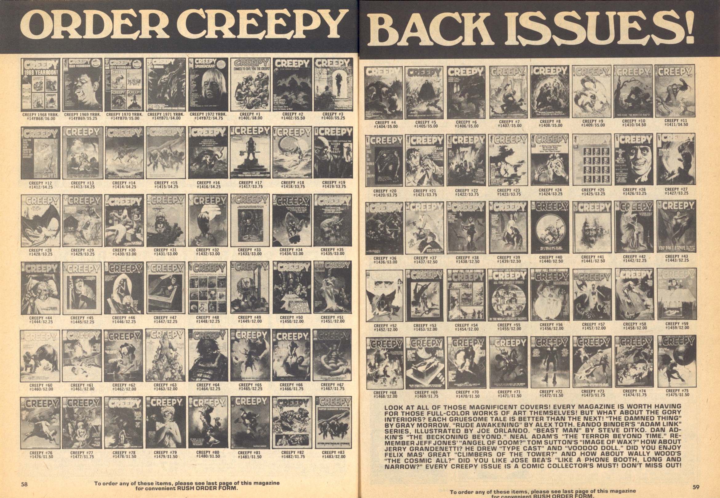 Read online Creepy (1964) comic -  Issue #84 - 58