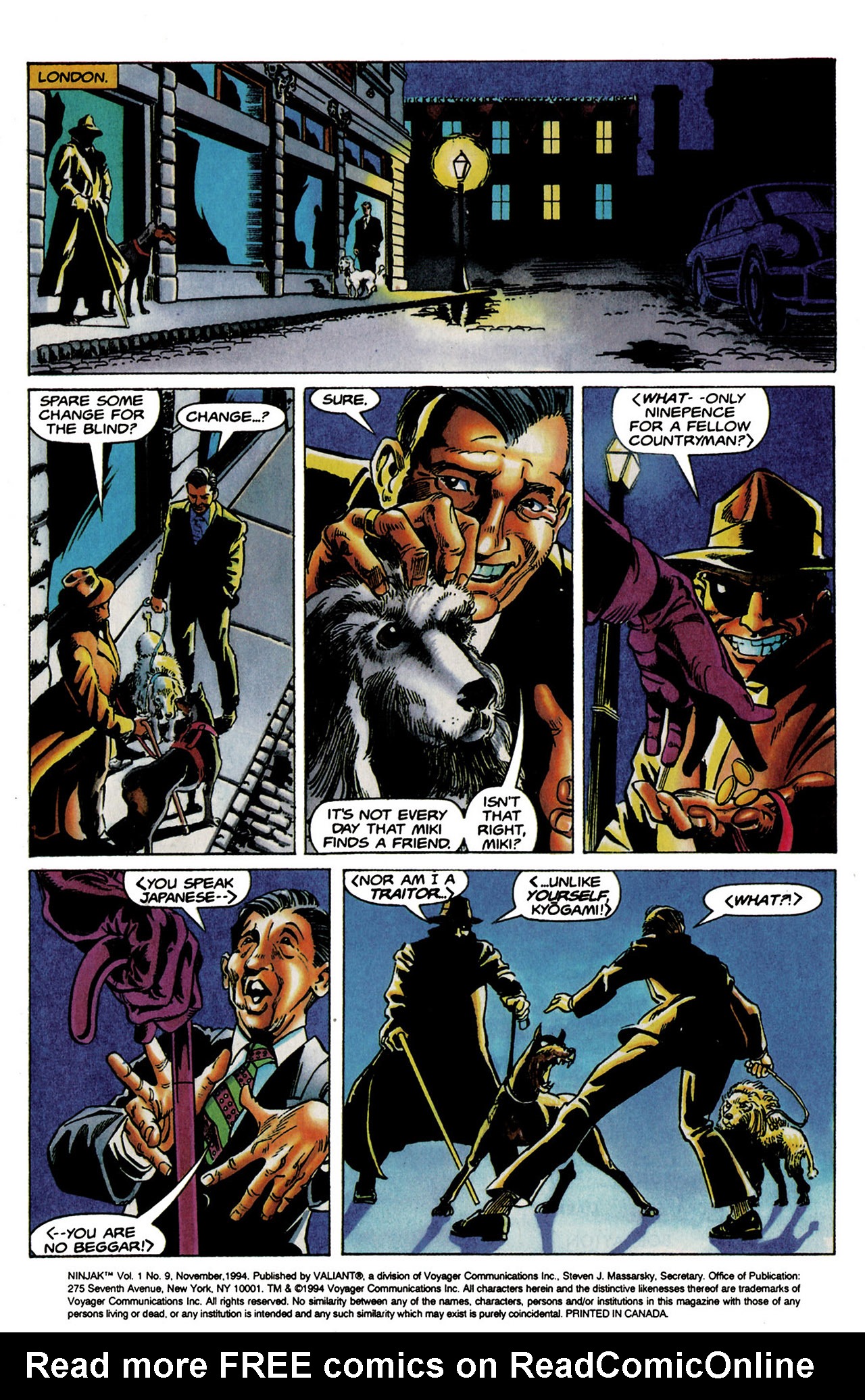 Read online Ninjak (1994) comic -  Issue #9 - 2