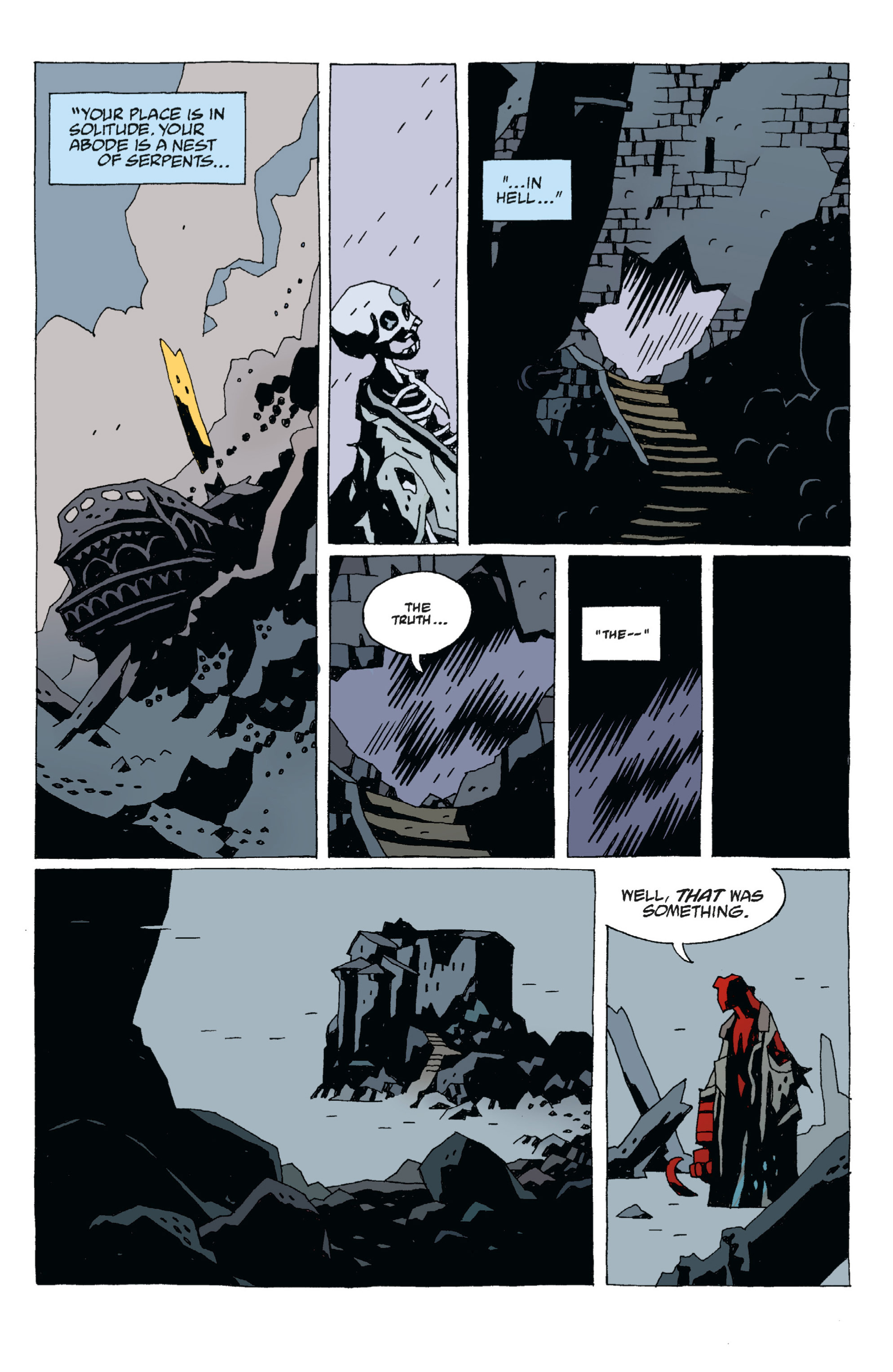 Read online Hellboy comic -  Issue #6 - 123