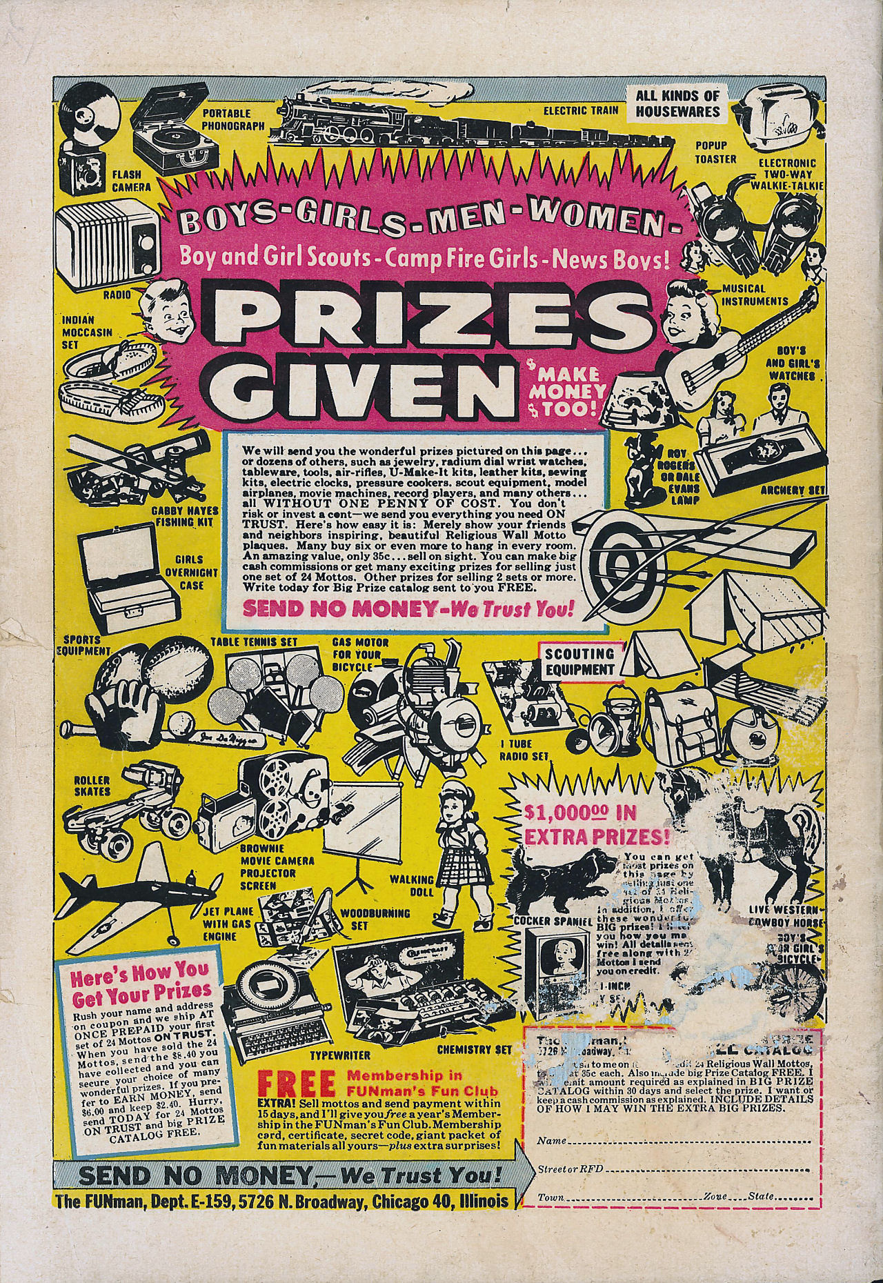 Read online Adventures Into The Unknown comic -  Issue #71 - 36